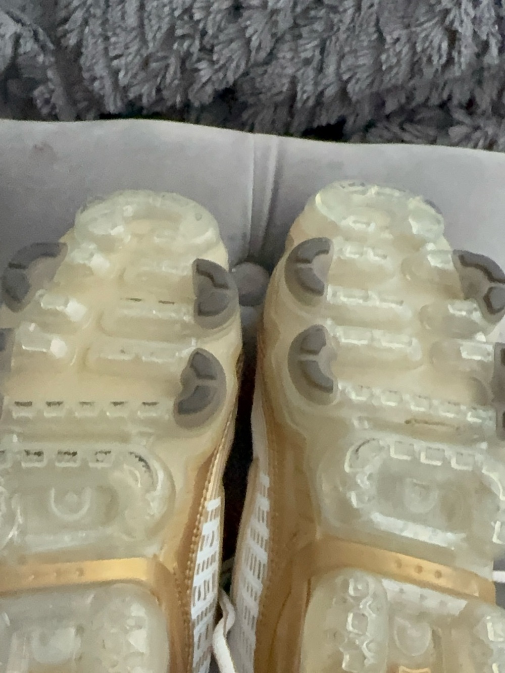 Nike Women’s White & Gold Athletic Sneakers - Picture 6 of 10